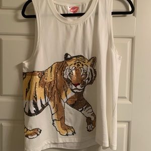 Sequin Tiger Tee